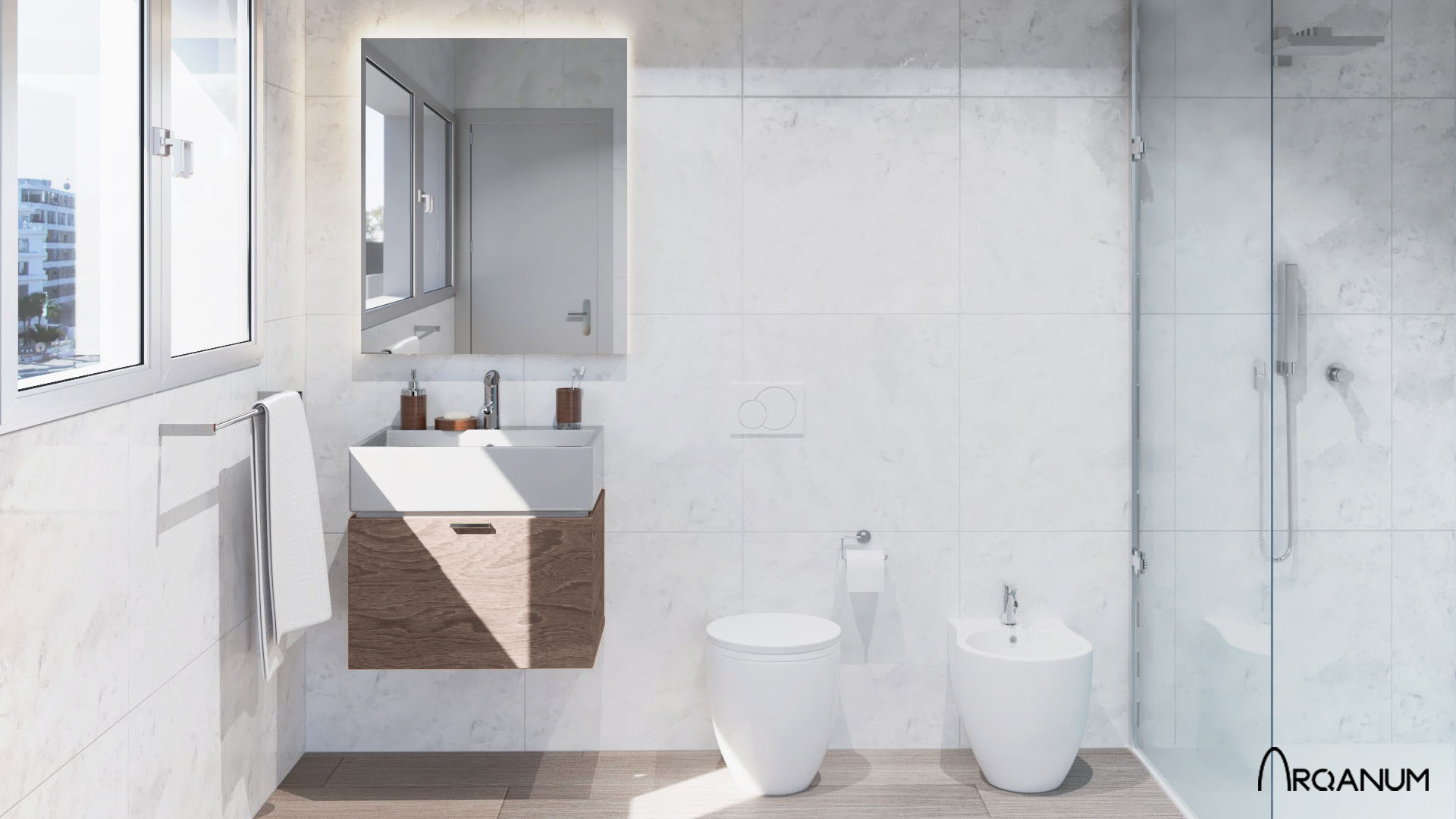 Edificio de viviendas en Sant Just Desvern, baño